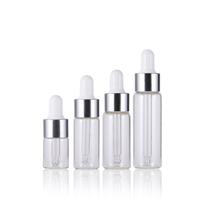 Wholesale Glass <strong>Dropper</strong> <strong>Bottles</strong> 5ml 10ml 15ml 20ml Empty Clear Glass Tube Packaging <strong>Bottles</strong> for Perfume Essential Oil - Product Image 1