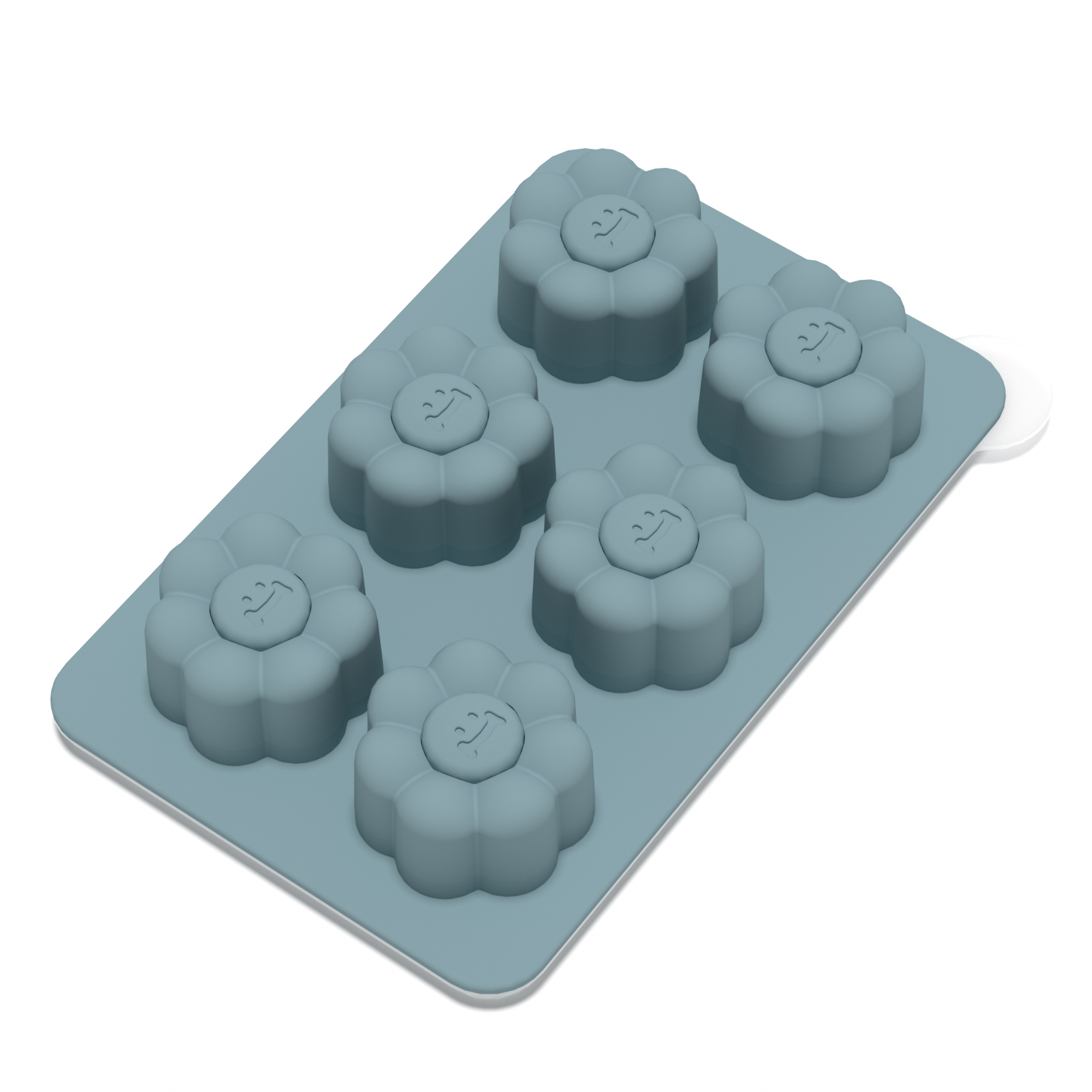 smiling face-slate blue