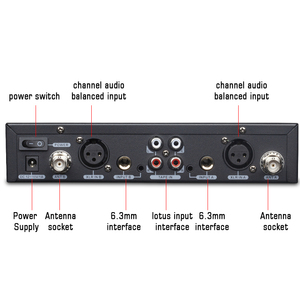 ST-9912 Chất Lượng Cao Chuyên Nghiệp Studio Không Dây Trong Tai Hệ Thống Màn Hình Di Động Tai Nghe Microphone Cho Sân Khấu Sử Dụng - Product Image 5