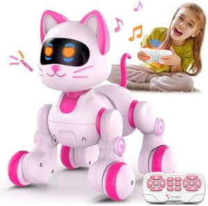 EPT Kids Educational Wiederauf ladbare elektrische Tanz Interaktive programmier bare intelligente Fernbedienung Roboter Cat - Product Image 1