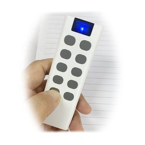 Telecomando universale RF 433Mhz 1 2 4 6 pulsanti telecomandi 1527 trasmettitore codice di apprendimento per Controller motore porta Garage leggero - Product Image 4