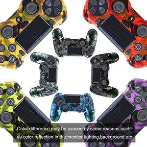Per ps4 controller custodia in silicone ps4 protettiva pelle colorata, per ps4 cover controller slim pro - Product Image 5