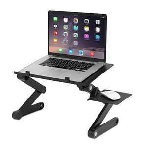 Portátil de Alumínio Ajustável Mesa Do Laptop Ergonômico TV Cama Mesa Bandeja Laptop PC <span class=keywords><strong>Notebook</strong></span> Suporte de Mesa Desk <span class=keywords><strong>Stand</strong></span> Com Mouse Pad