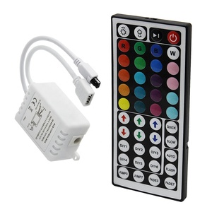 High Quality 44 Keys <strong>DC12V</strong> Dual Connectors Output IR RGB LED Strip Light <strong>Remote</strong> Control - Product Image 1