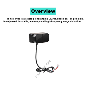 ToF LiDAR TFmini Plus дальность стабильная точность высокочастотный диапазон обнаружения пешеход/транспортное средство интеллектуальные ворота - Product Image 4