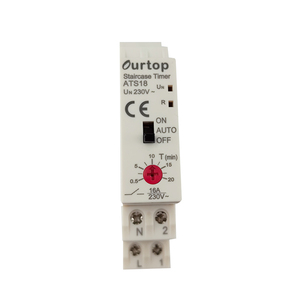 Werks großhandel Elektronischer Treppen timer 16A Auto Time Switch 18mm 30 Sek. bis 20 Minuten für zeit gesteuerten Korridor - Product Image 1