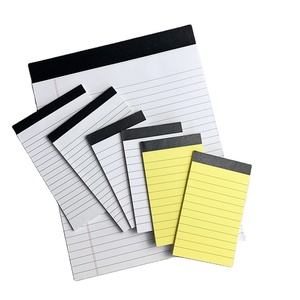 Tear Away Bloc de notas Papel perforado Wide Ruled 80GSM Papel grueso Premium Almohadillas legales Tabletas de escritura Blocs de notas personalizados para oficina - Product Image 1