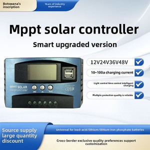 12V Dual USB/DC Solarpanel-Controller mit LCD-Display MPPT-Aufladung für Blei-Säure-Lithium - Product Image 5