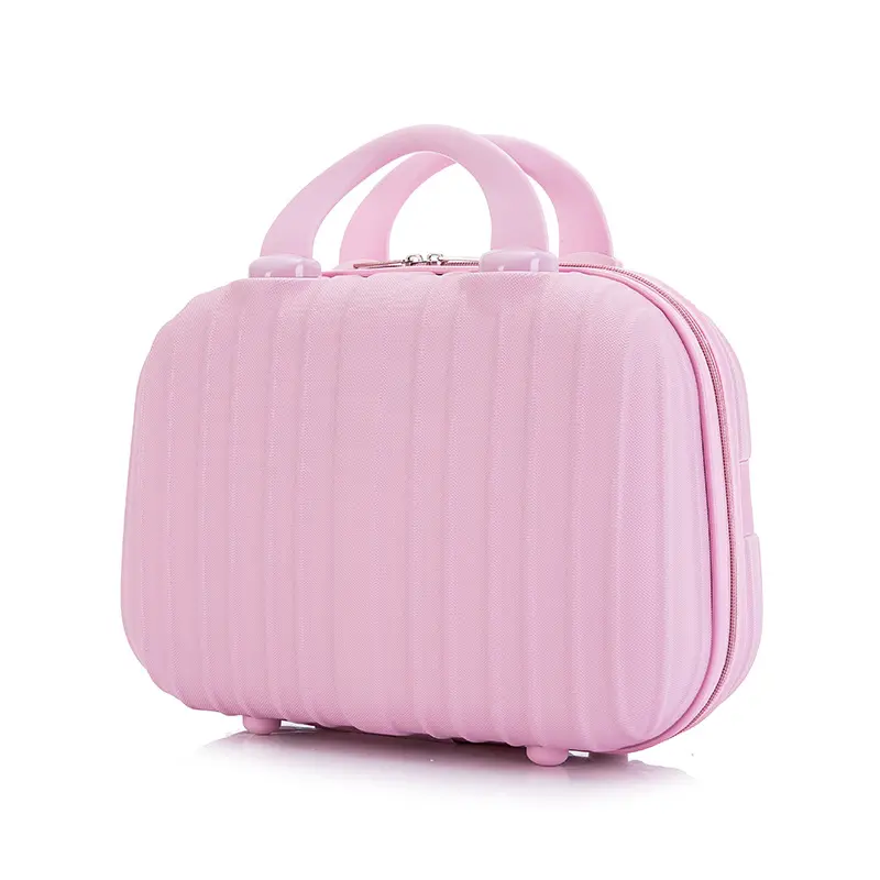 Di modo caso cosmetico portatile piccolo bagaglio sulla valigia mini femmina di trucco sacchetto di immagazzinaggio valigia