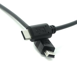 USB tip C 3.1 erkek Mini USB 5 Pin B erkek tak dönüştürücü OTG adaptörü mobil Macbook için kurşun veri kablosu 25cm / 1 m 3ft - Product Image 4