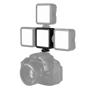 VL49 yumuşak parlak dahili lityum pil taşınabilir Mini şarj edilebilir LED Video işığı ile 3 soğuk ayakkabı için Canon nikon SLR - Product Image 2