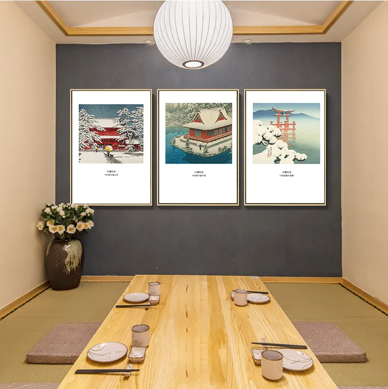Framed Japan art Decor Wall Art Sets