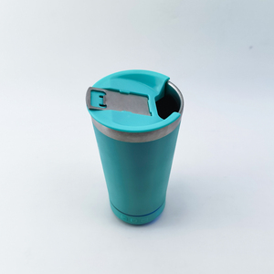 ビールオープナーとBluetoothスピーカー、取り外し可能な底部を備えた16OZの新しいデザインの金属カップ - Product Image 2