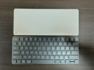 Teclado ultrafino para tableta K303 Virtual Laser BT para MAC WINDOWS, Mini teclado mágico inteligente inalámbrico de metal de aluminio ultrafino - Product Image 6