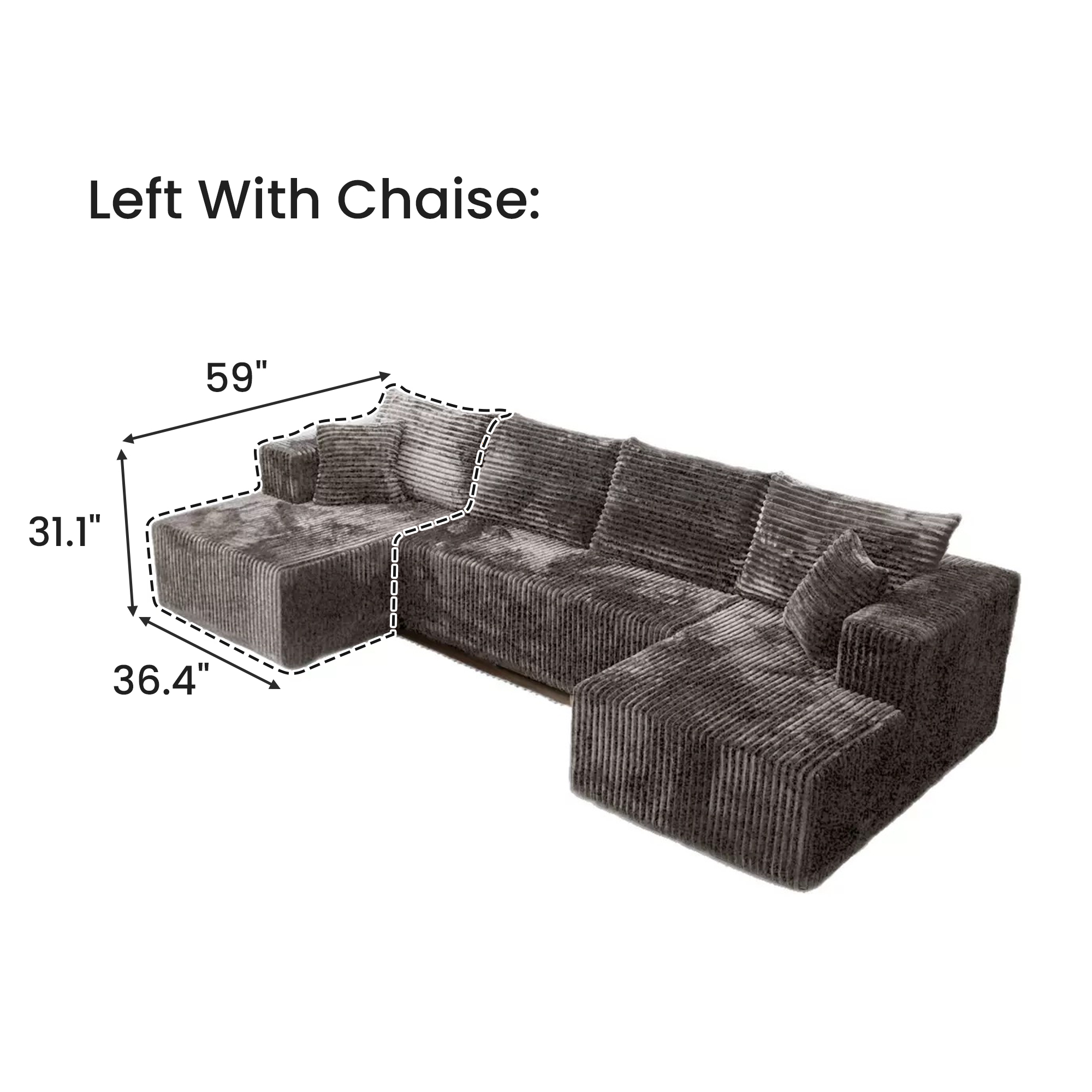 Gauche avec chaise