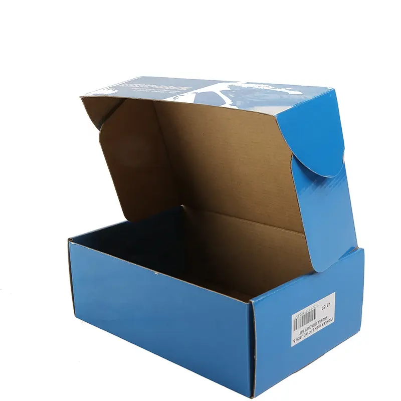 Caja de papel plegable decorativa con impresión de logotipo personalizado, cajas de papel para correo, caja de envío de papel para embalaje