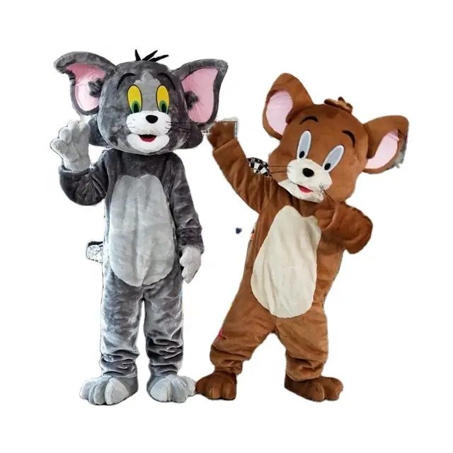 Charakter Cartoon Plüsch Erwachsenen Tom und Jerry Maskottchen Kostüme