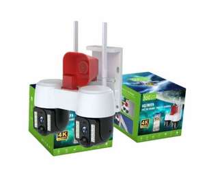 V380 per esterni a doppia lente di sicurezza telecamera CCTV Dual PIR sensore di movimento Tracking WiFi Wireless PTZ rete di sicurezza 2 Dome telecamera - Product Image 3