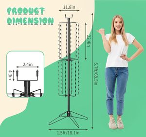 Bán lẻ hiển thị cửa hàng tầng thường vụ 108 Clip quay Khoai Tây <span class=keywords><strong>Chip</strong></span> Snack hiển thị giá - Product Image 3