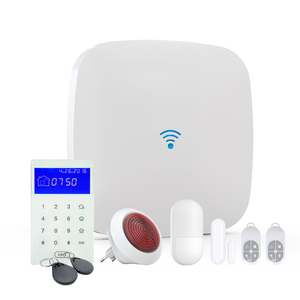 Venta caliente 2024 Nueva llegada Wifi inalámbrico Alarma para el hogar GSM IOS Android APP Control GSM SMS Kit de sistema de alarma antirrobo - Product Image 2