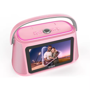 CQA New Design Bluetooth Speaker, Built-in 10.1-inch Touch Screen With Android System Party Speaker Supporting <strong>Lyrics</strong> Display