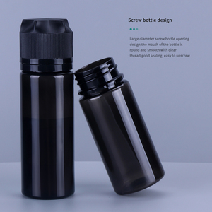 新设计的塑料宠物挤压独角兽滴管瓶，带儿童安全帽 - Product Image 2