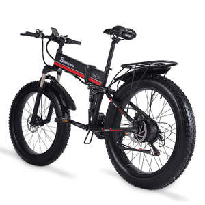 SHENGMILO MX01電動自転車: 26インチ、1000W電源、48V 12.8Ahバッテリー-利用可能 (送料無料)