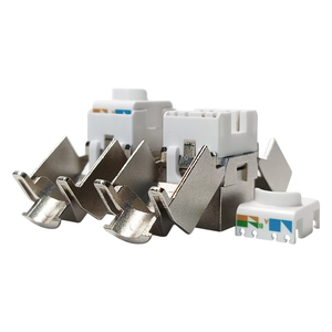 Zinc Alloy Cat6A CAT7 RJ45 Keystone <strong>Adapter</strong> LAN Cable <strong>Network</strong> Extension Inline Coupler Ethernet Communication Modules - Product Image 4