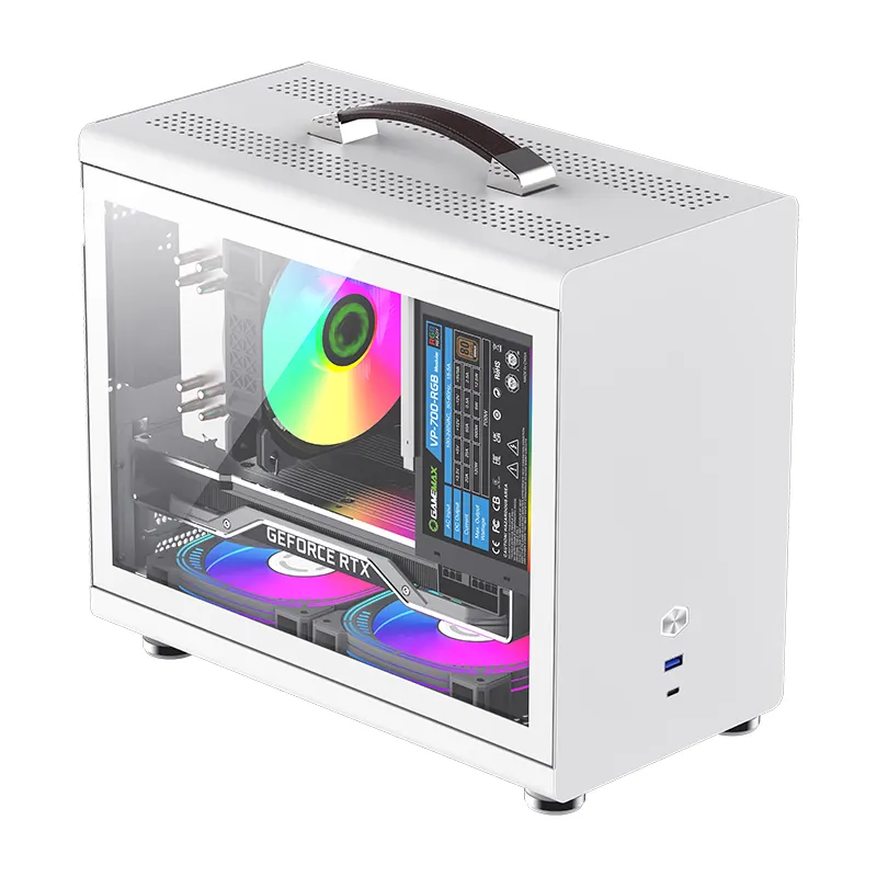 GAMEMAX Gabinete con maniglia MINI Desktop Chassis PC computer case