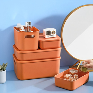 Stackable Clothes Plastic Storage <strong>Box</strong> With Lid for Snacks Cosmetics Desktop <strong>Toy</strong> Storage - Product Image 1