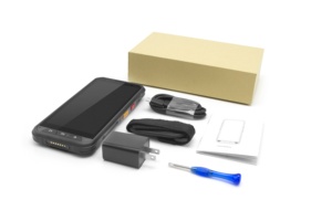 Venta de fábrica 5,7 pulgadas Android12 dispositivo de mano a prueba de agua Terminal PDA biométrico robusto 2D escáner de código de barras 4G código de barras NFC WIFI - Product Image 6