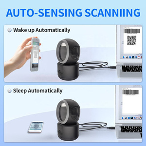Escáner omnidireccional 1D/2D Escáner de código QR Lector de código de barras Escritorio Auto Sense 2d DM Escáner de código de barras de matriz de datos para ventas - Product Image 3