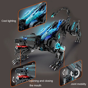 STEM玩具科学機械式ヒョウビルディングブロックジョイント可動光アセンブリモデル - Product Image 4