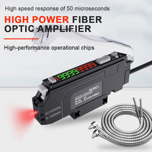 Sensor digital de fibra óptica MOTEE, sonda de detección de posicionamiento de haz y reflexión difusa, amplificador de fibra óptica - Product Image 4