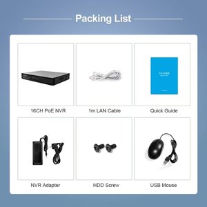 4K POE NVR 4 CH 8CH 16CH IP Security <strong>Camera</strong> Recording Network Video Recorder Support 4K <strong>Input</strong> <strong>Output</strong> - Product Image 6