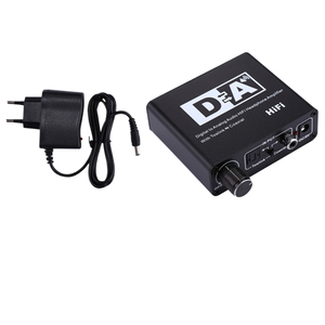 HIFI 24bit DAC Amp convertidor de Audio analógico Digital decodificador 3,5mm AUX RCA amplificador adaptador Toslink Audio Splitter convertidores - Product Image 2