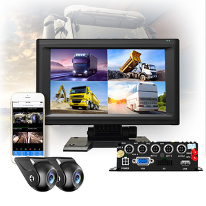 4G WiFi全球定位系统ADAS DMS AI系统7英寸1080P 4通道DVR学校/公共汽车/卡车黑匣子，带车辆后视仪表板凸轮 - Product Image 6