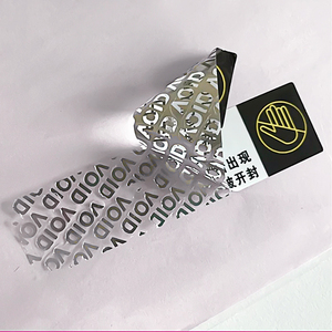 Fabrika güvenlik etiketleri QR güvenlik 3D kendinden yapışkanlı etiketler QR kodu sahteciliğe karşı etiket VOID holografik etiket - Product Image 2