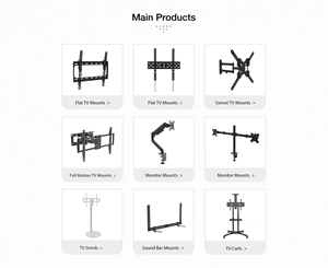 Özelleştirilmiş NB 757 M400 renkli TV duvar montaj rekabetçi fiyatlı TV Mounts & arabaları - Product Image 5