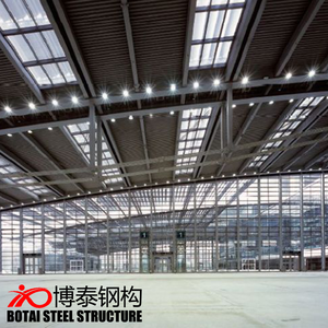 Construcción Prefabricada Forma de arco Acero Personalizado Ecológico Soldadura Almacén Estructura de acero ligero Edificio de peso ligero - Product Image 4