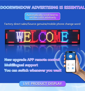 P10 WiFi Programable LED Scrolling Sign Message Board RGB Full Color HD Definición Display Board LED Sign Display - Product Image 6