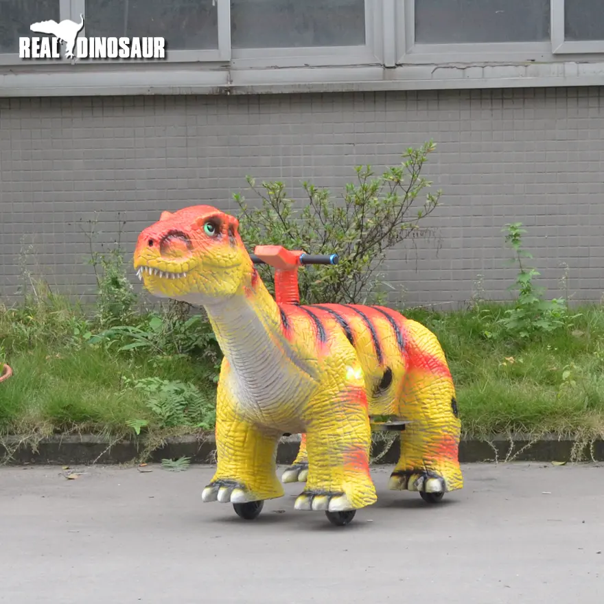 דינוזאור מוצר חשמלי רכב רוכב משחק לילדים מציאותי דינוזאור רכב