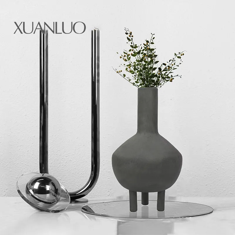 Italiano minimalista Giapponese resina decorazione vaso di soggiorno di fiori vaso