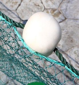 耐久性のあるPE PP PAマルチフィラメントドラッグトラウリング財布セーヌ釣りネットダブルノット魚イワシを捕まえるためのキャストネット - Product Image 4