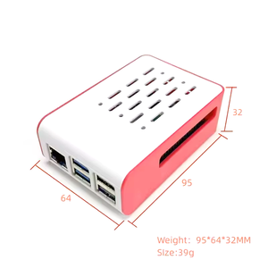 Official <strong>Raspberry</strong> <strong>Pi</strong> 5 Red-White Cooling <strong>Case</strong> with Active Cooler for Electronic Components - Product Image 4