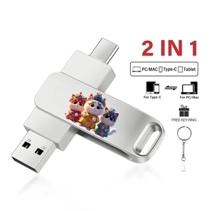 256g Dual-interfaccia USB Flash Drive di grande capacità del telefono cellulare e del Computer a doppio uso Android Multi-funzione di tipo-C foto di archiviazione - Product Image 1