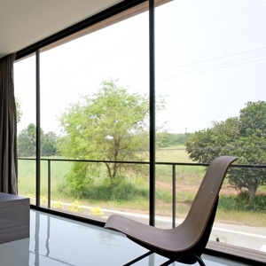 Ventanas de aluminio personalizadas con rotura de puente térmico, ventanas fijas con marcos de perfil bajo para maximizar su vista, ventana fija a la venta - Product Image 3