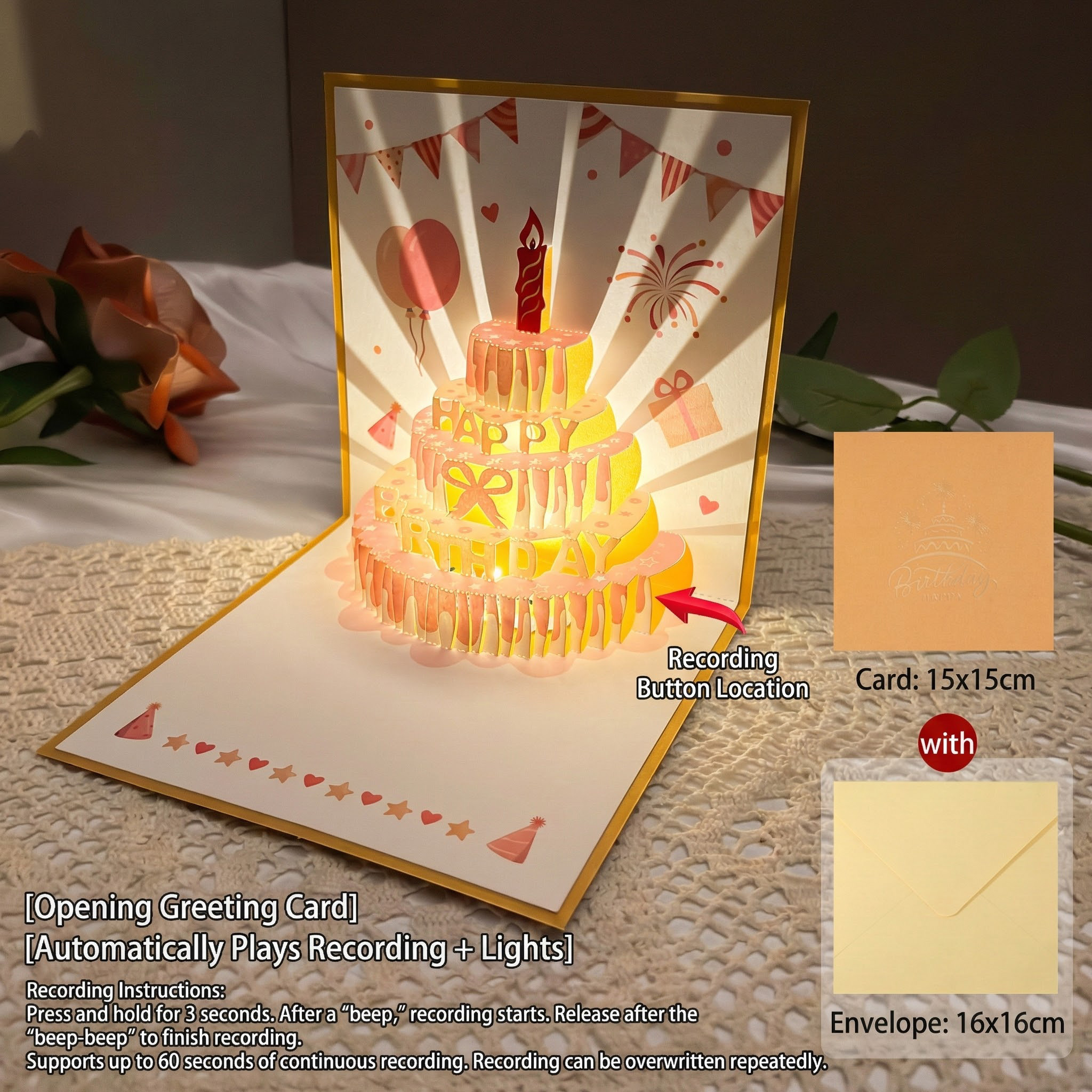11 Paper Card + Light + Voice Playback