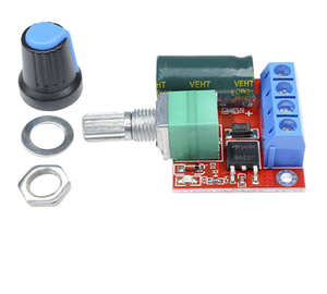 Mini 5A 90W PWM 12V DC Motor hız kontrolörü modülü DC-DC 4.5V-35V ayarlanabilir hız regülatörü kontrol vali anahtarı 24V - Product Image 3