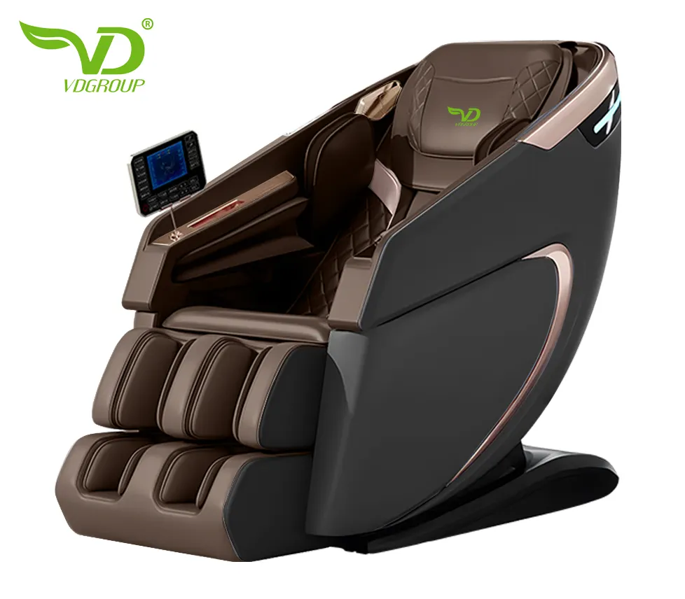 Reale relax sl pista di lusso elettrica zero gravity portatile in pezzi di ricambio 4D 3D corpo pieno di cuoio sedia di massaggio